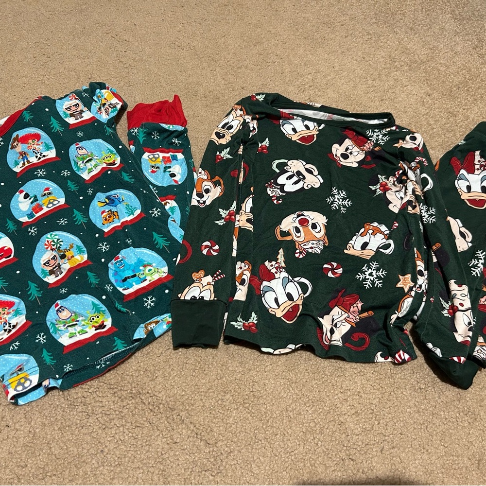 Little Sleepies & Magical Little Babes Disney Pixar Christmas Pajama Sets